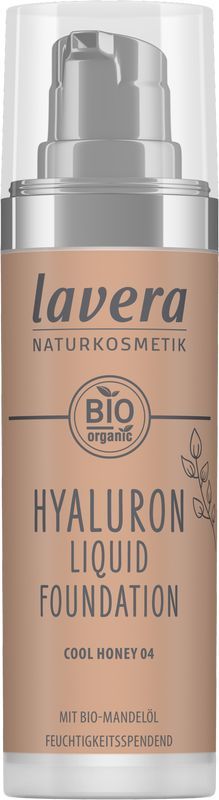 Lavera Hyaluron Liquid Foundation Cool Honey 04 Bio