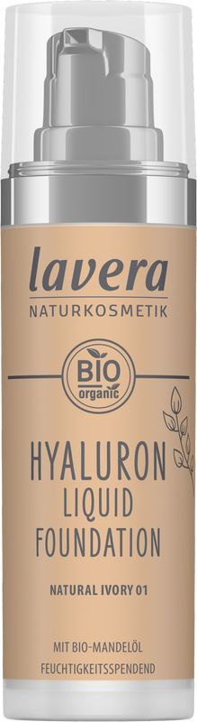 Lavera Hyaluron Liquid Foundation Natural Ivory 01 Bio