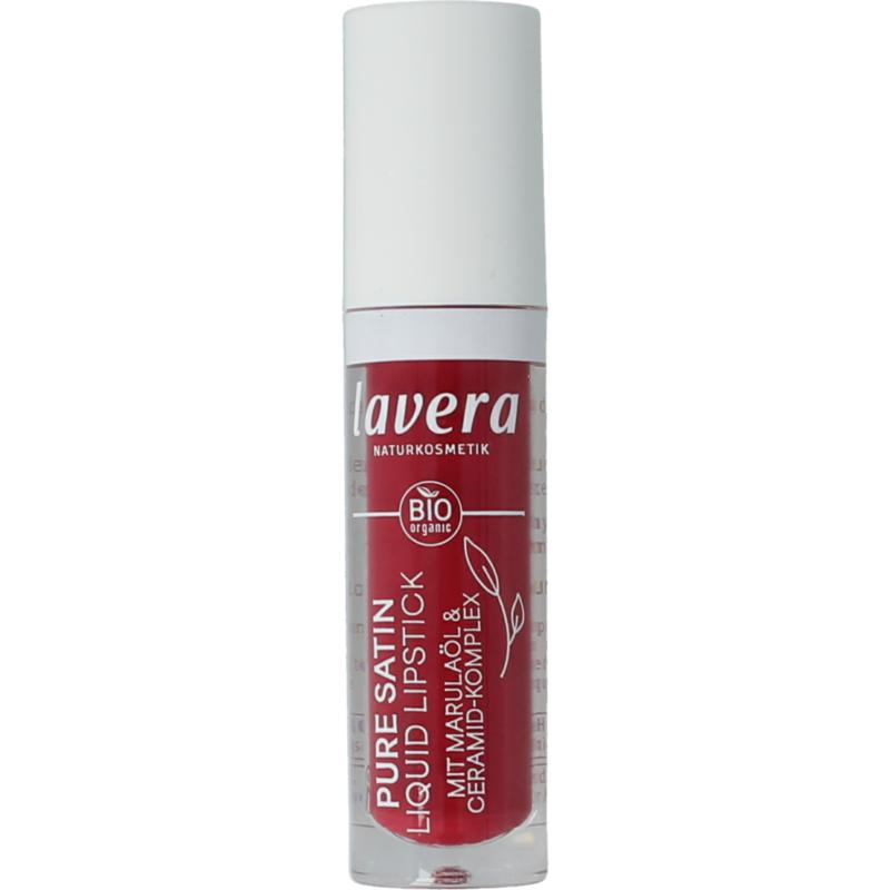 Lavera Lipstick Liquid Poppy Red 01 Bio