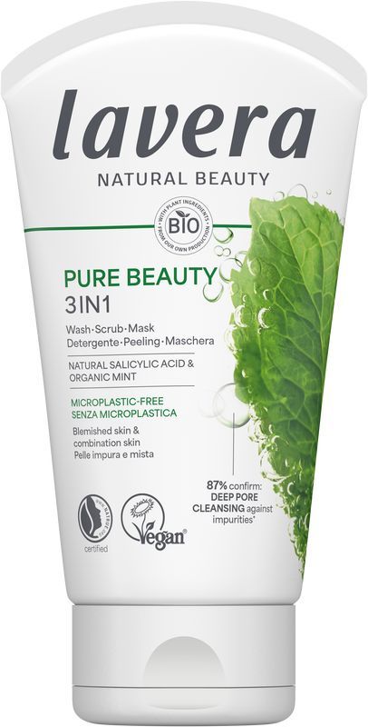 Lavera Pure Beauty 3-In-1 Wash Scrub Mask
