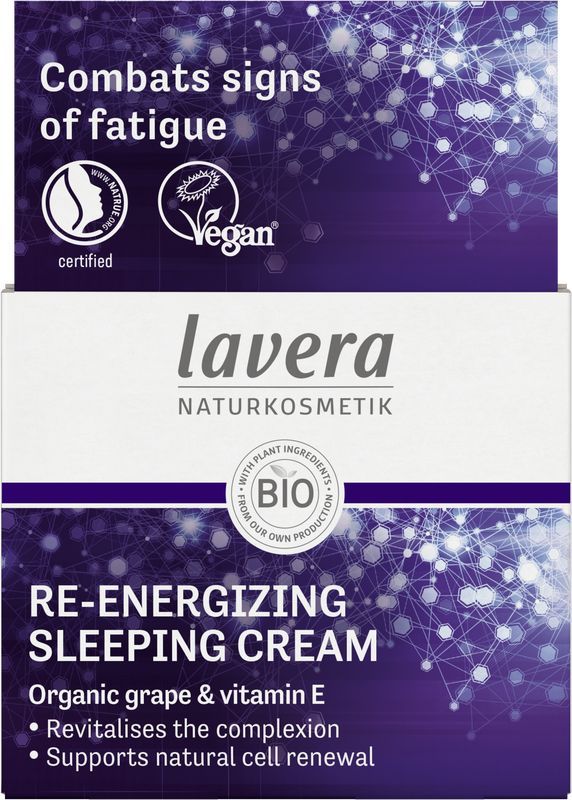 Lavera Re-Energizing Sleeping Cream Nachtcreme Bio