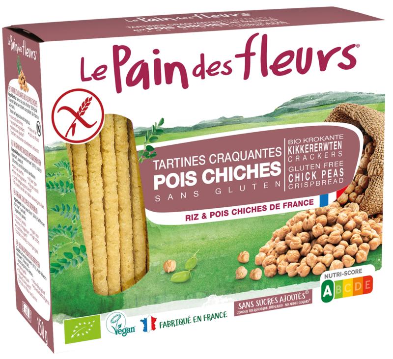 Pain Des Fleurs Kikkererwten Crackers Bio