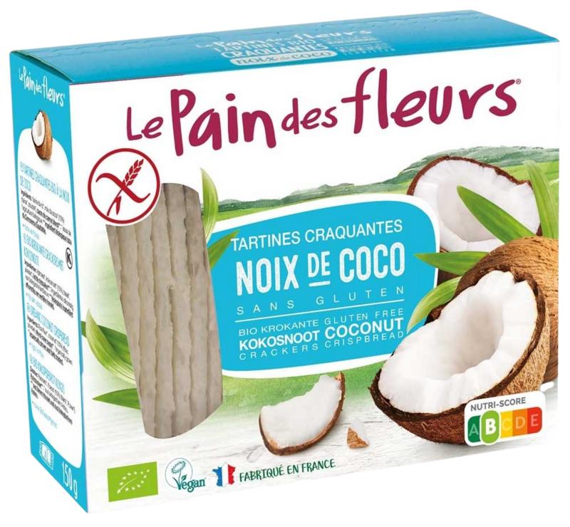 Pain Des Fleurs Krokante Bio Crackers Met Kokos Bio