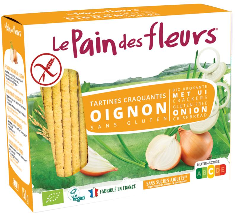 Pain Des Fleurs Krokante Bio Crackers Met Ui Glutenvrij