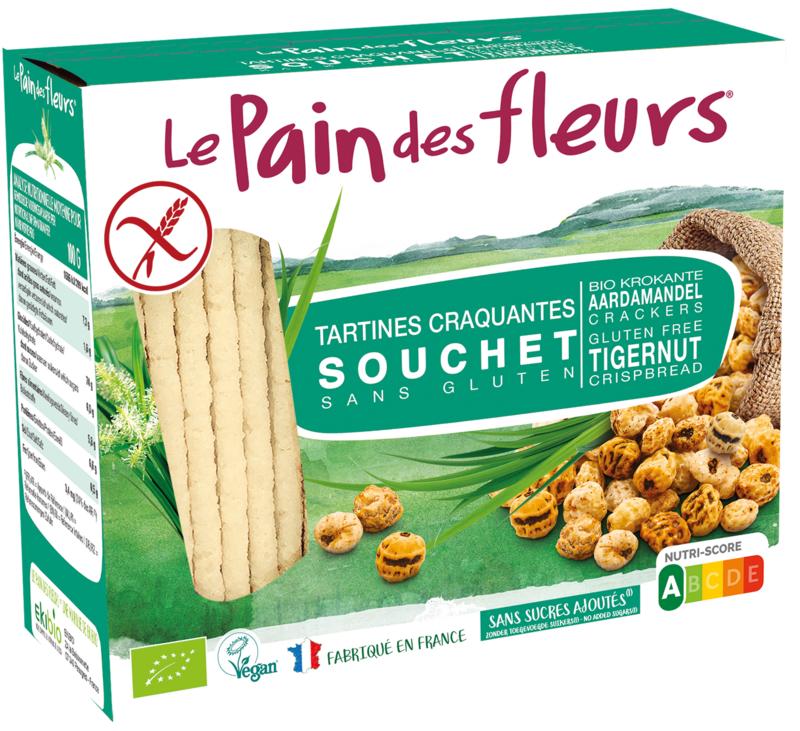Pain Des Fleurs Krokante Crackers Aardamandel Glutenvrij Bio