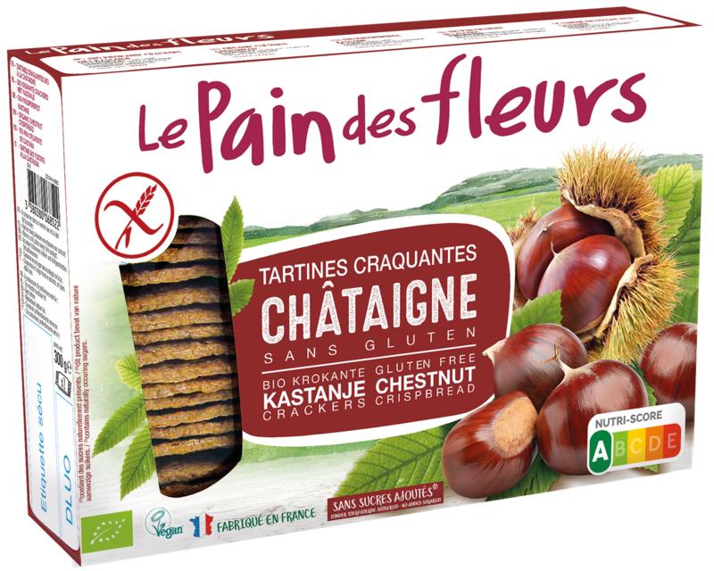 Pain Des Fleurs Tamme Kastanje Crackers - 300gr