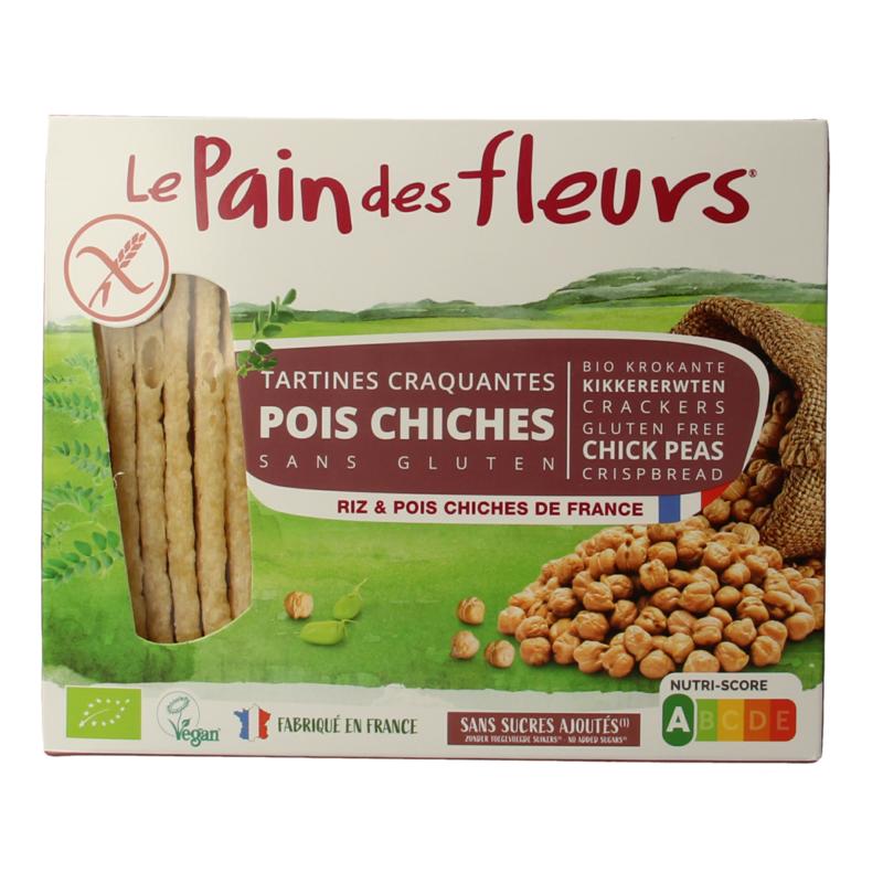 Pain Des Fleurs Krokante Crackers Kikkererwten Glutenvrij Bio