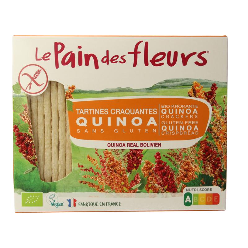 Pain Des Fleurs Krokante Crackers Quinoa Glutenvrij Bio