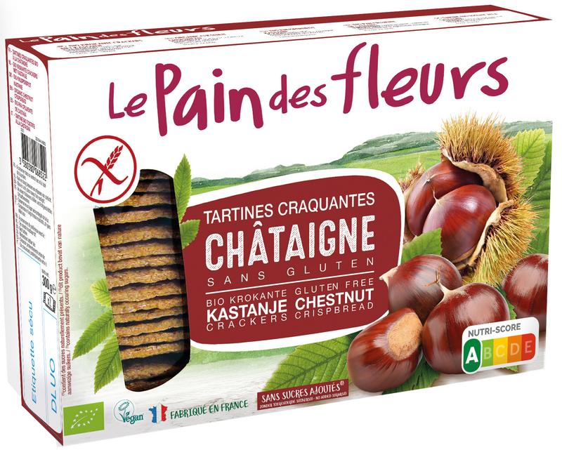 Pain Des Fleurs Tamme Kastanje Crackers - 300gr
