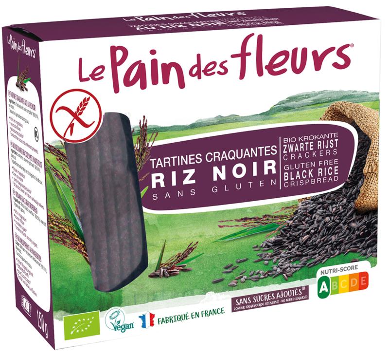 Pain Des Fleurs Zwarte Rijst Crackers Bio