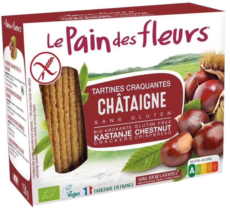 Pain Des Fleurs Tamme Kastanje Crackers - 150gr