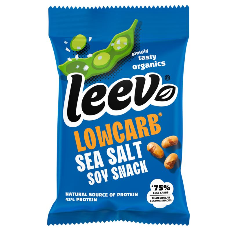 Leev Bio Lowcarb Snack Soyabonen Met Zeezout