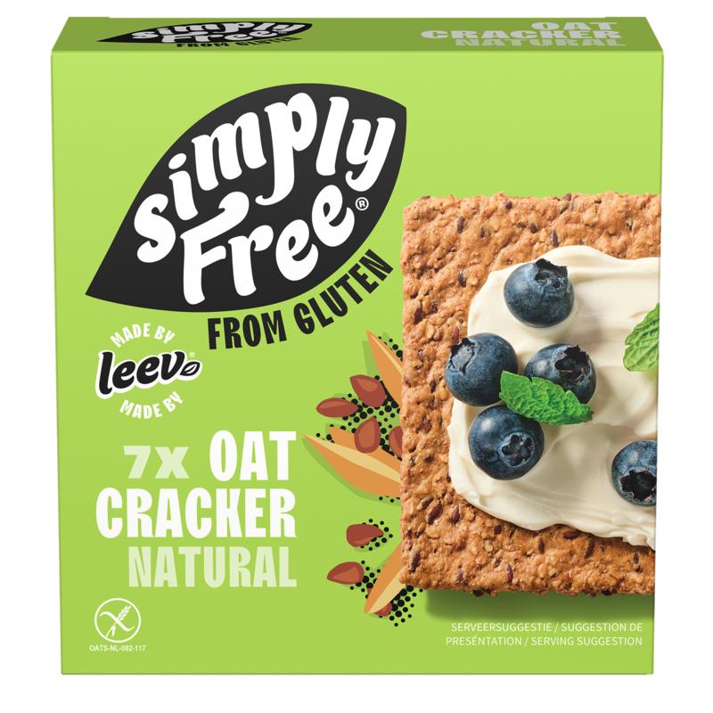 Leev Havercracker Naturel Free From Gluten Bio