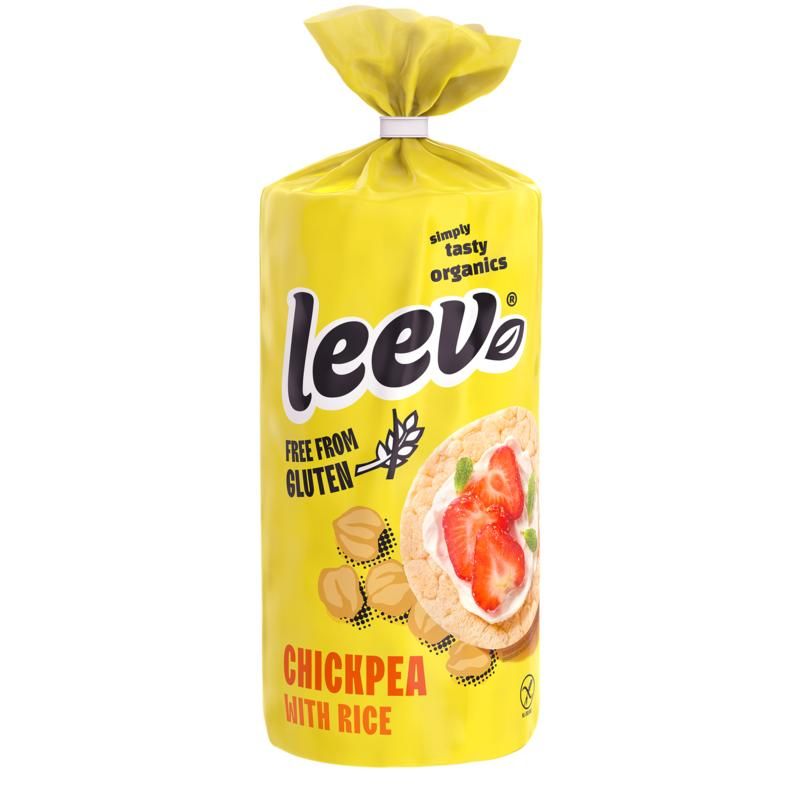 Leev Kikkererwten Wafels Glutenvrij Bio