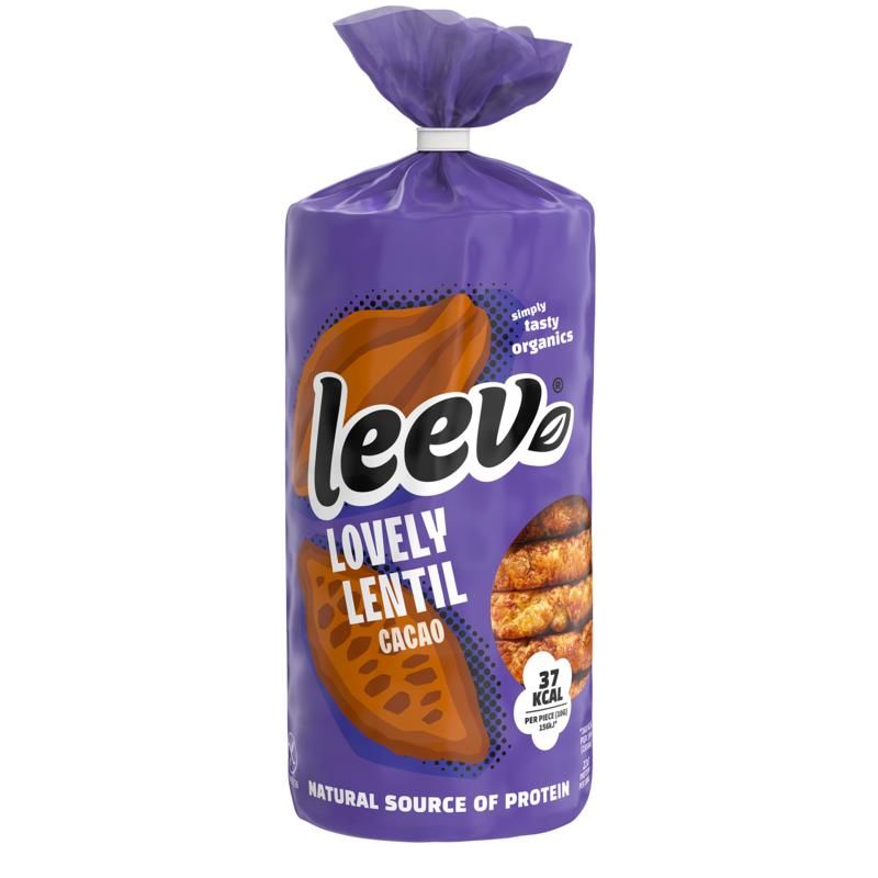 Leev Lovely Lentil Cakes Cacao Bio
