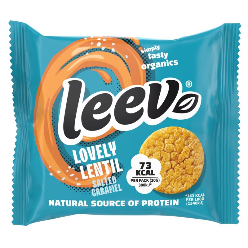 Leev Lovely Lentil Cakes Caramel Bio
