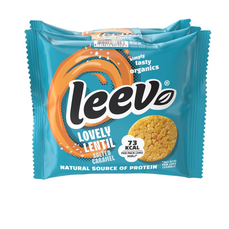 Leev Lovely Lentil Cakes Caramel Bio