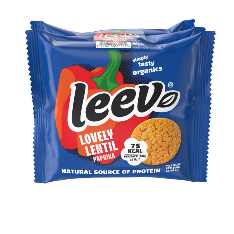 Leev Lovely Lentil Cakes Paprika Bio