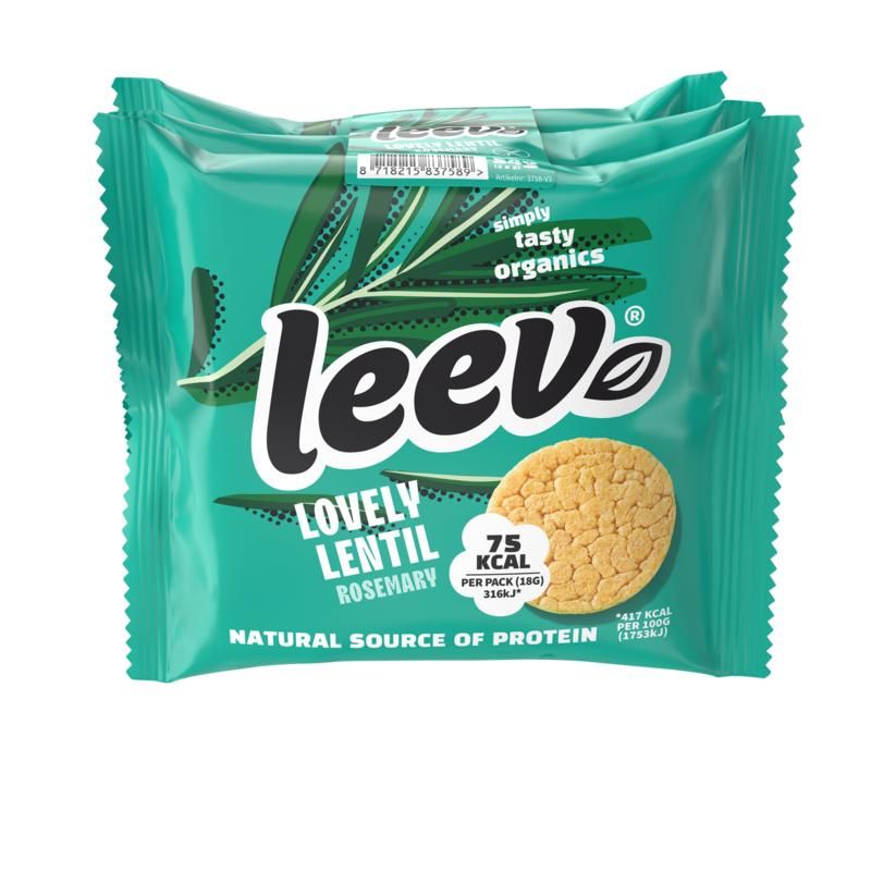 Leev Lovely Lentil Cakes Rosemary Bio