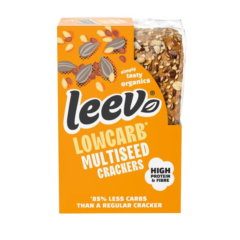 Leev Lowcarb Crackers Multiseed Bio