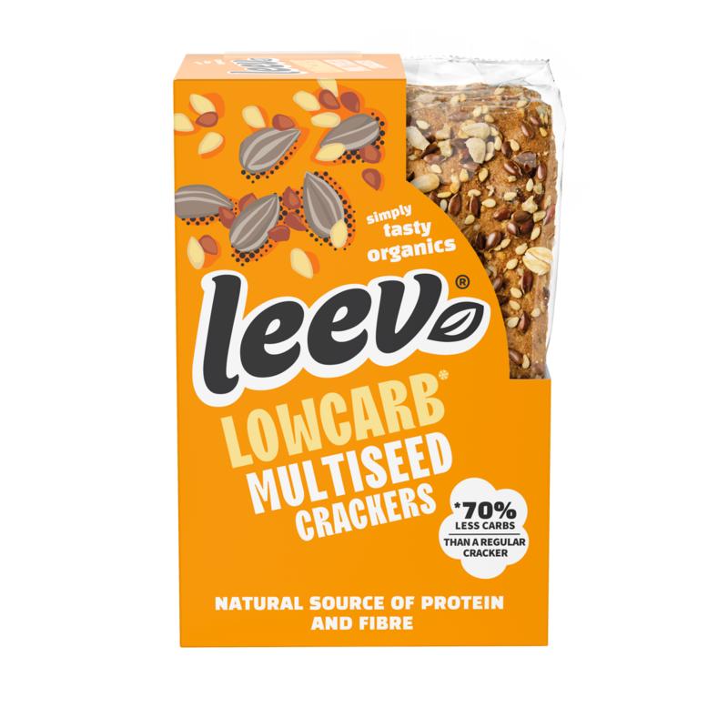 Leev Lowcarb Crackers Multiseed Bio