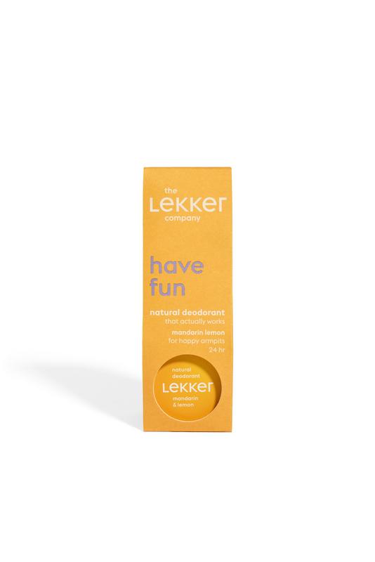 Lekker Company Deodorant Mandarijn & Citroen
