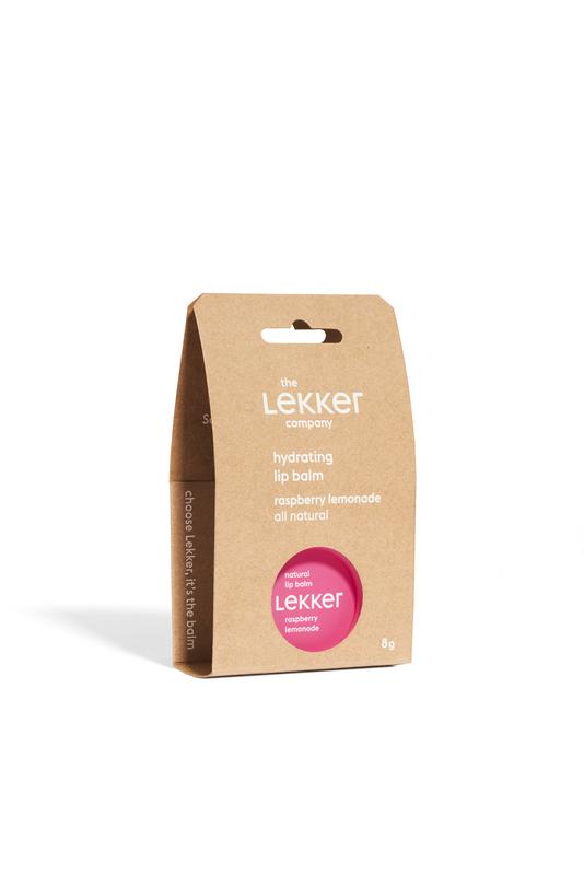 Lekker Company Natuurlijke Lippenbalsem Raspberry