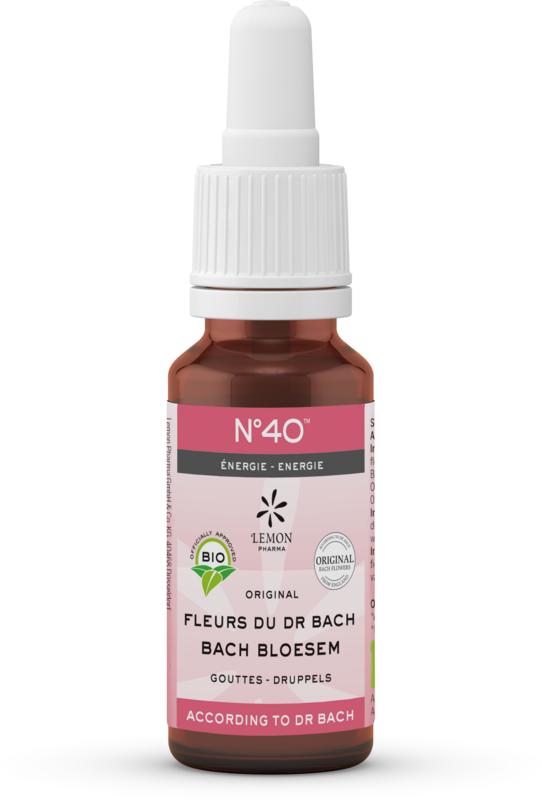 Lemon Pharma Bach Bloesems Mengeling 40 Energie Bio