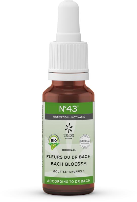 Lemon Pharma Bach Bloesems Mengeling 43 Motivatie Bio