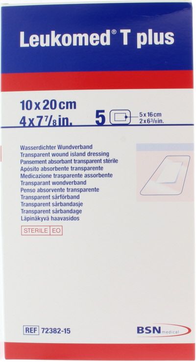 Leukomed Transparant Wondverband T Plus 10.0 X 20Cm
