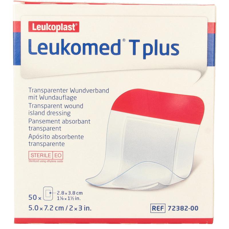 Leukomed Transparant Wondverband T Plus 7.2 X 5Cm