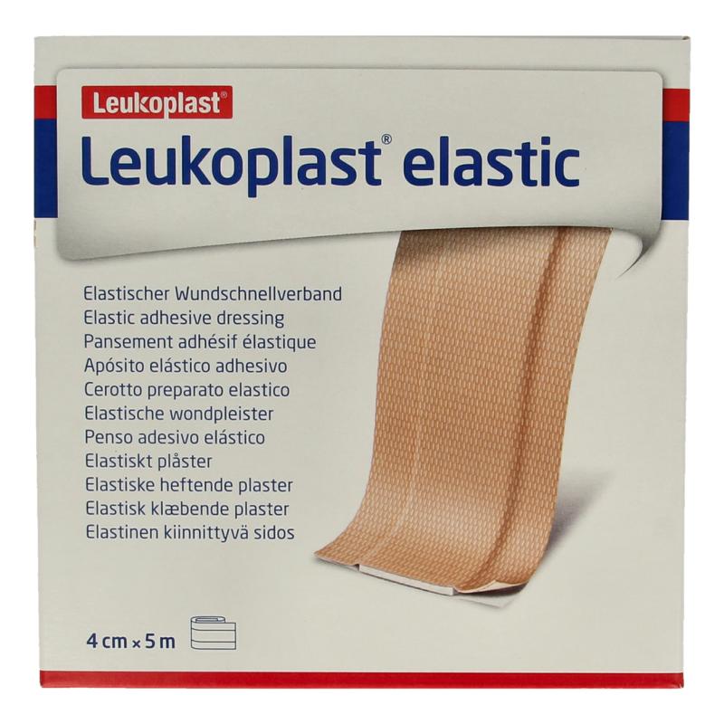 Leukoplast Elastic Wondsnelverband 5M X 4Cm