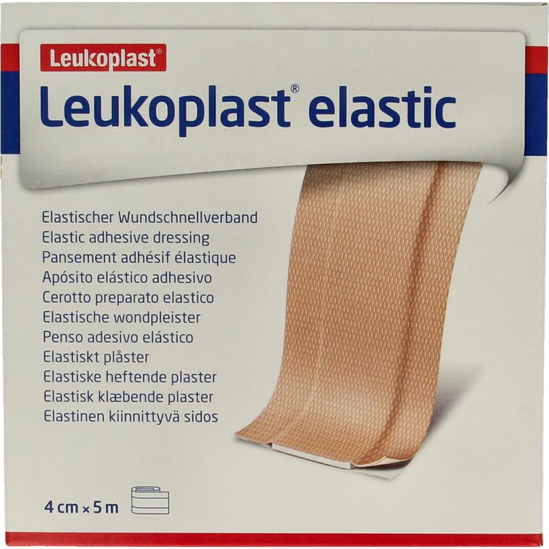 Leukoplast Elastic Wondsnelverband 5M X 4Cm