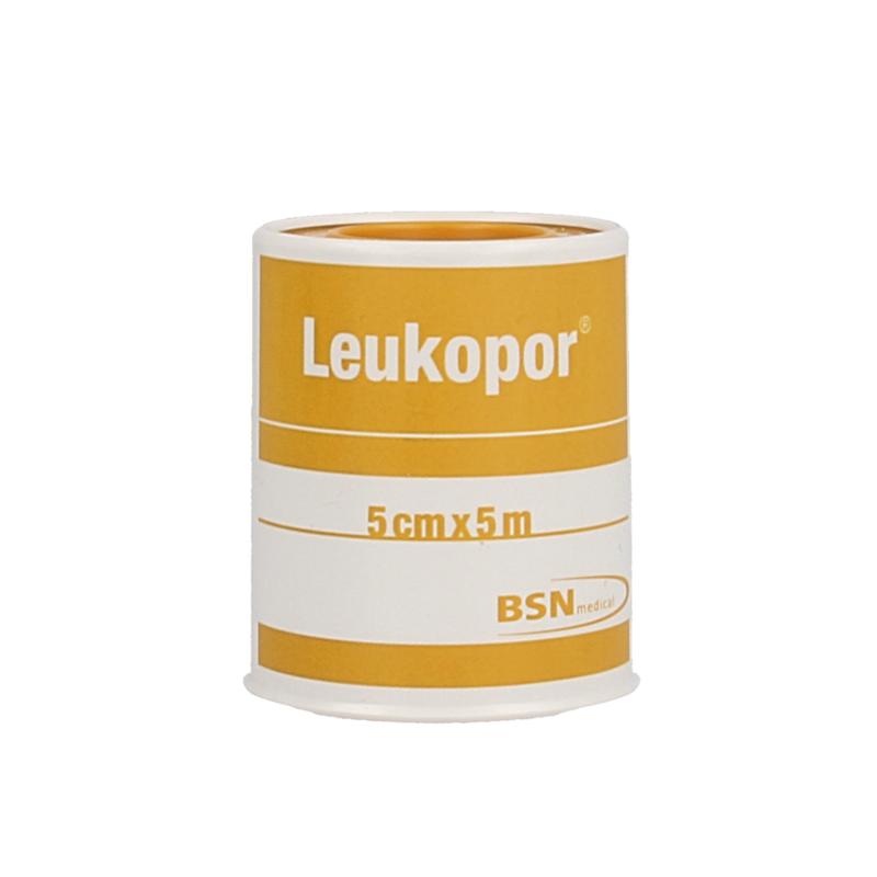 Leukopor Hechtpleister 5M X 5Cm