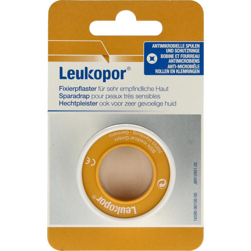 Leukopor Hechtpleister Eurolock 5M X 1.25Cm