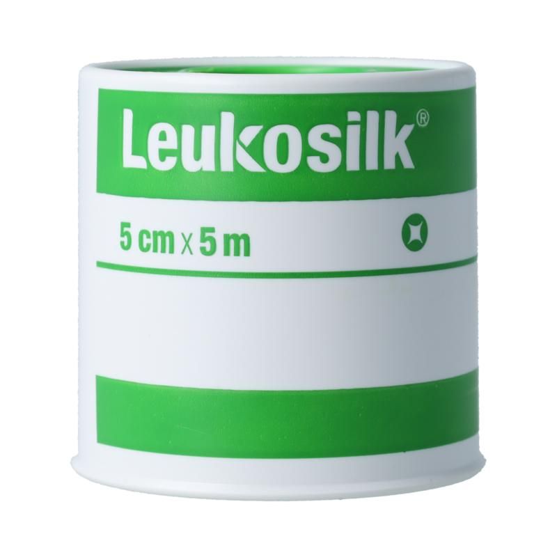 Leukosilk Hechtpleister 5M X 5Cm 1024