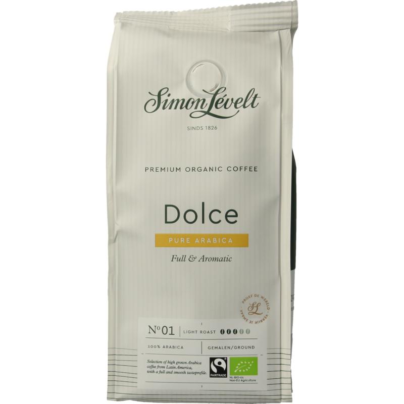 Simon Levelt Cafe Organico Dolce Snelfilter Bio