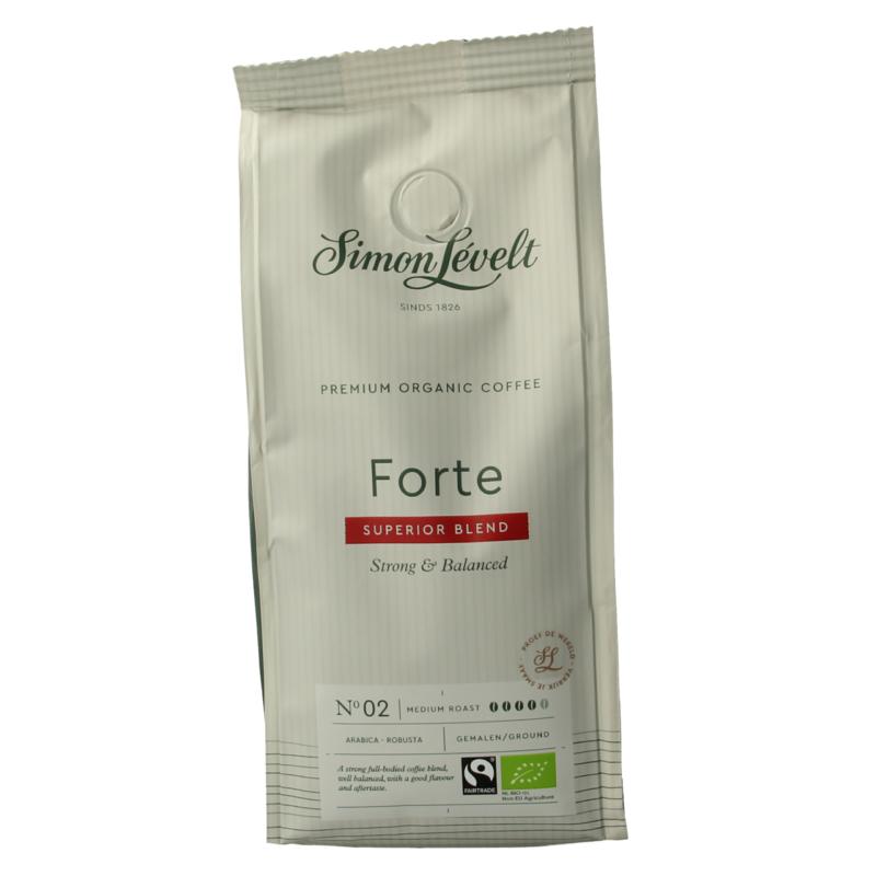Simon Levelt Cafe Organico Forte Snelfilter Bio