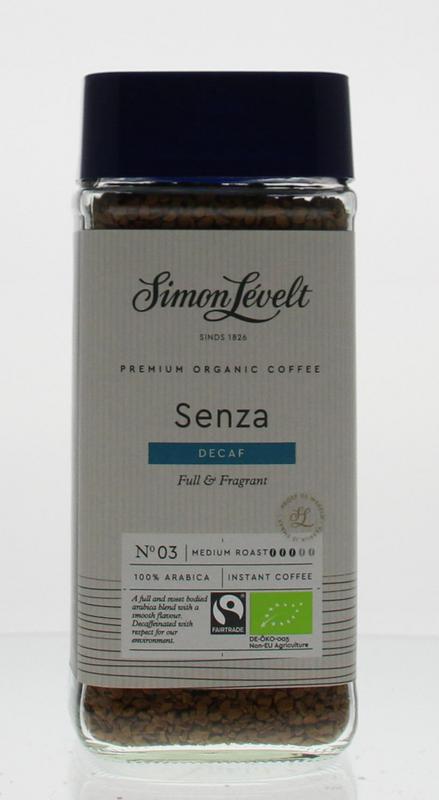 Simon Levelt Cafe Organico Senza Decaf Instant Bio