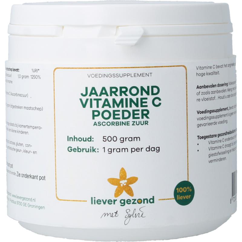 Liever Gezond Vitamine C Poeder Zuur Jaarrond