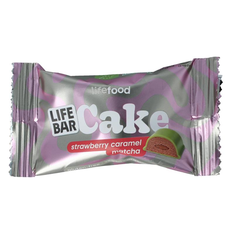 Lifebar Cake Strawberry Caramel Matcha