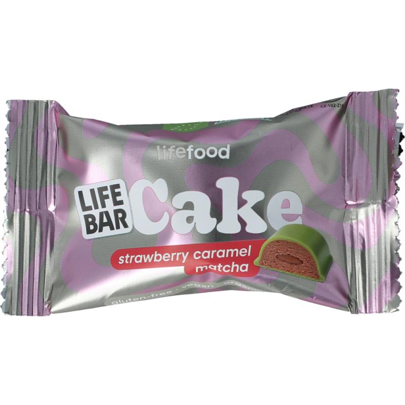Lifebar Cake Strawberry Caramel Matcha