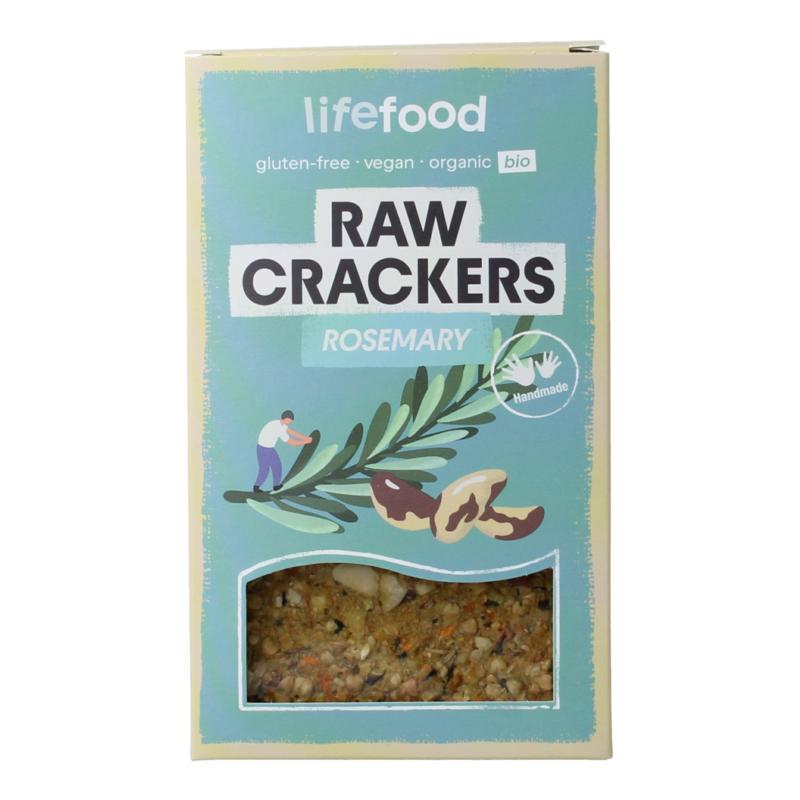 Lifefood Life Crackers Rozemarijn Raw Bio