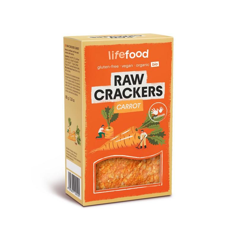 Lifefood Life Crackers Wortel Raw Bio