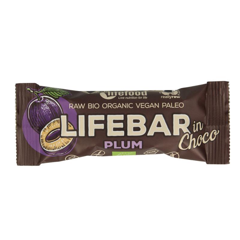 Lifefood Lifebar Inchoco Pruimen Bio Raw