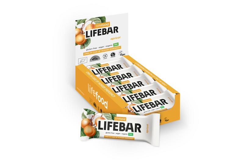 Lifefood Lifebar Abrikoos Bio Raw
