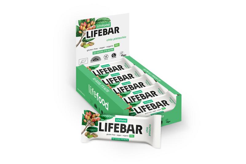 Lifefood Lifebar Chia Pistachio Bio Raw
