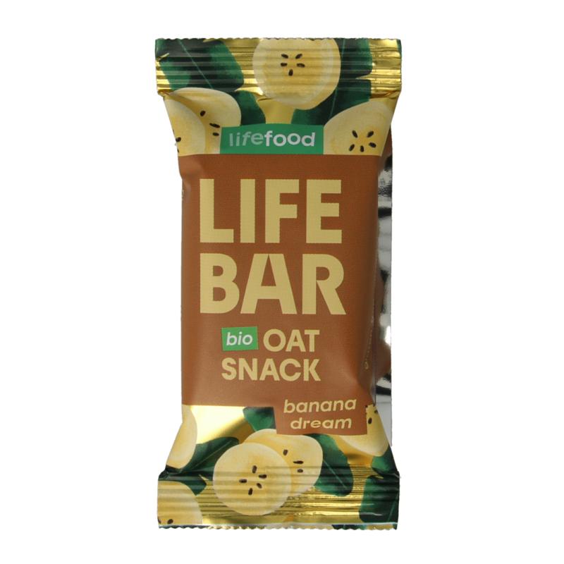 Lifefood Lifebar Oatsnack Banana Dream Bio