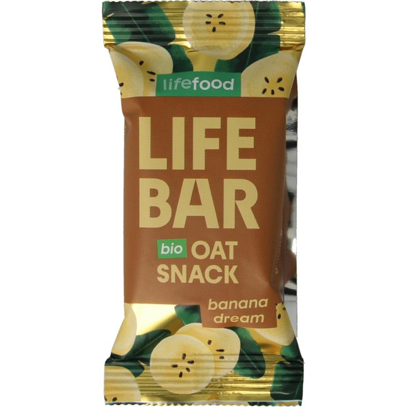 Lifefood Lifebar Oatsnack Banana Dream Bio