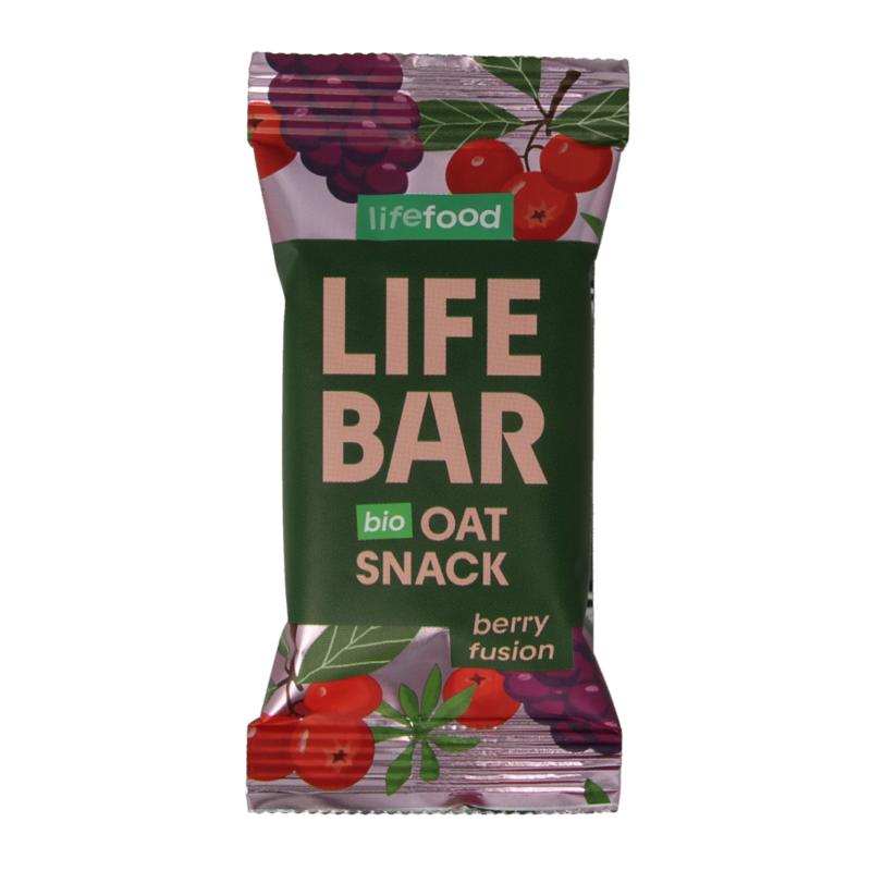Lifefood Lifebar Oatsnack Berry Fusion Bio